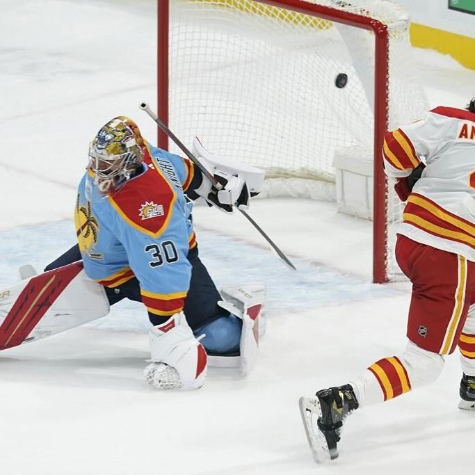 Andersson, Flames top Tkachuk, Panthers in shootout 5-4